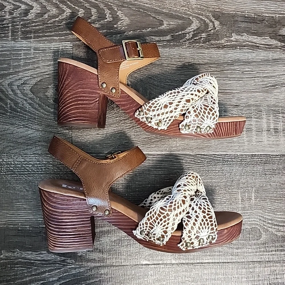 Korks "Natalia" crochet knot Sandals - Picture 4 of 6